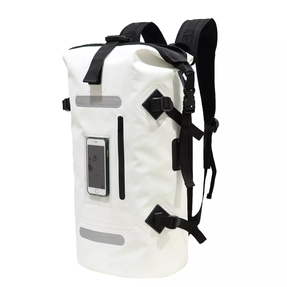 Travelling Hiking 500D PVC Tarpaulin Knapsack Waterproof Backpack