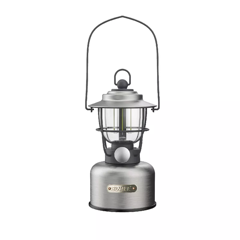 Silver Gray Camping Lantern Waterproof Light 800LM Led Light China Wraith