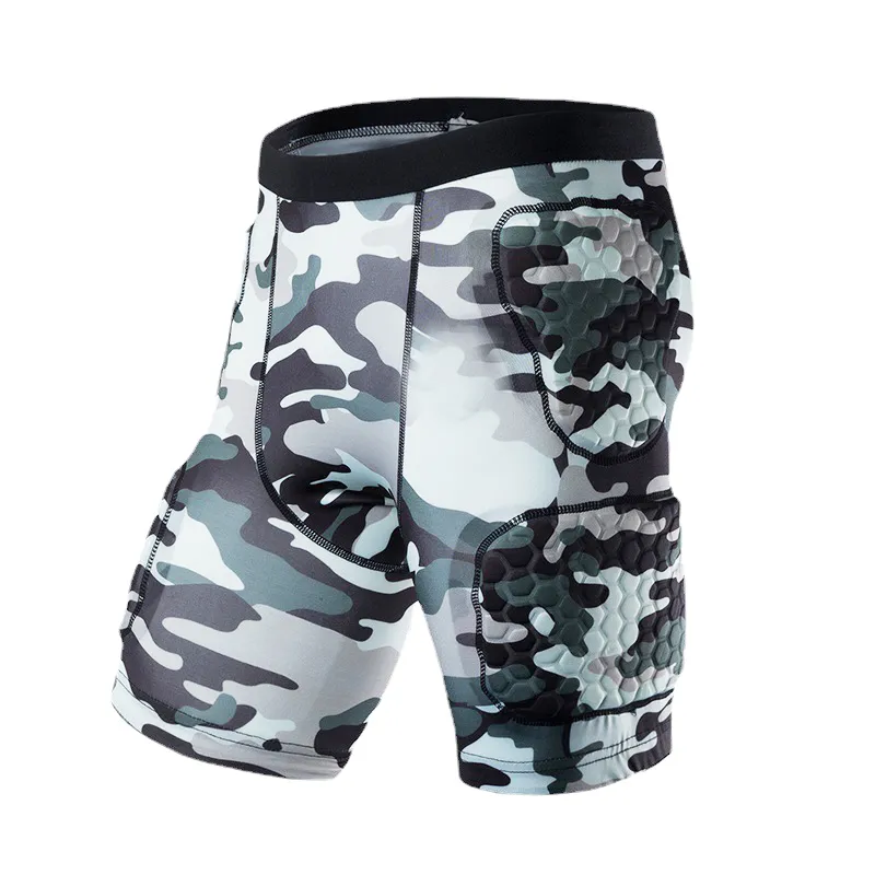 Durable Camo printed Shirts Short Sleeve Compression Protector Shirt shorts