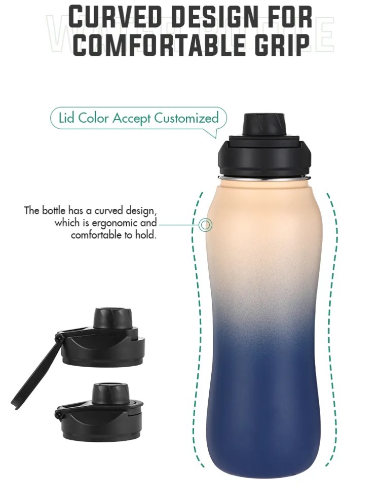 Customized Wide Mouth Bottle With Bounce Lid China