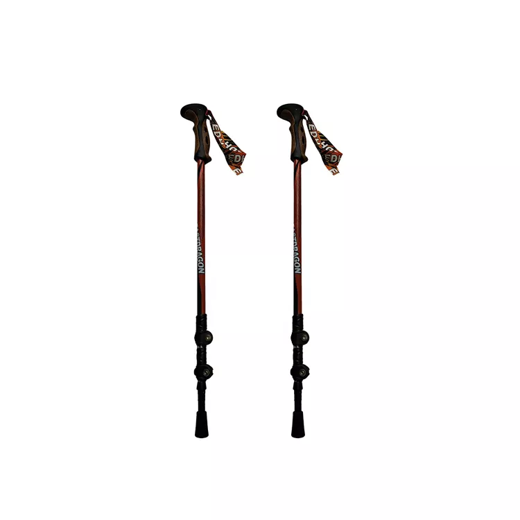 Nordic Walking Sticks Hiking Telescopic Pole Mountaining Alpenstock Trekking Pole