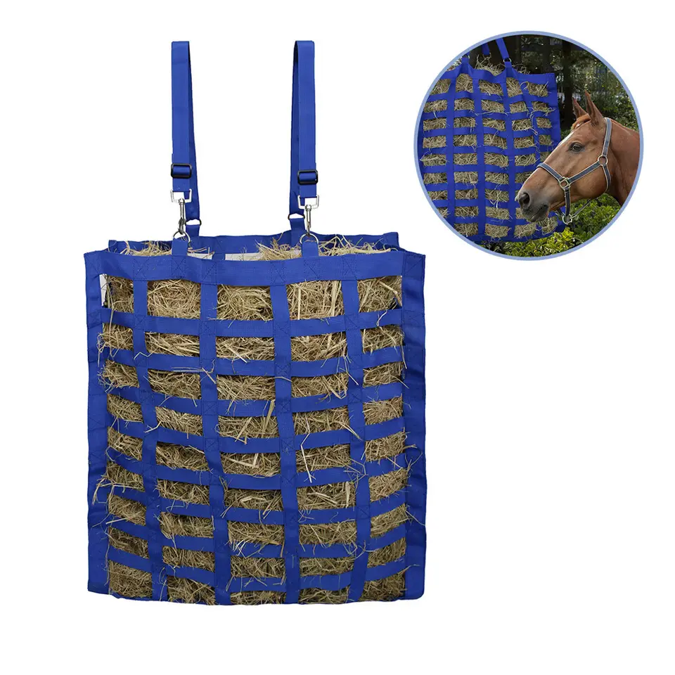 Removeable Equestrian Portable Horsing Hay Bag Hay Net