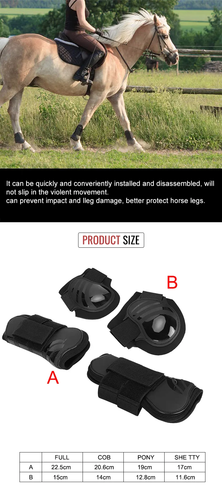 horse riding wrap hind leg equestrain wrap leg splint leg protection NPR foam set