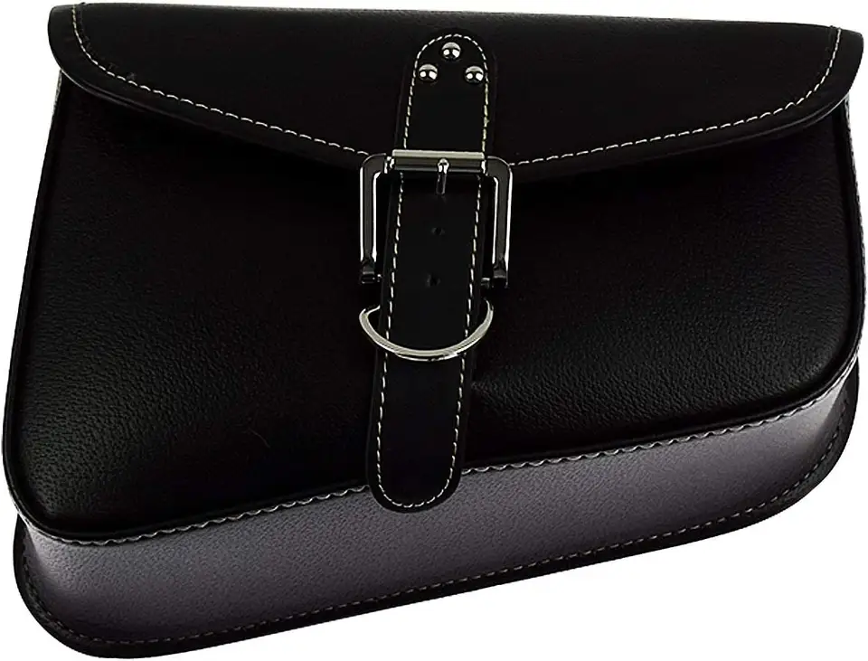Leather Tool Motorcycle Saddlebag Flexible Adjustable Storage Bags