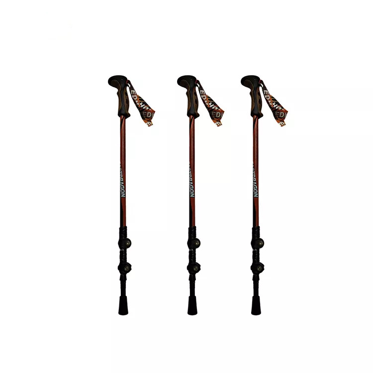 Hiking Telescopic Mountaining Alpenstock Trekking Pole