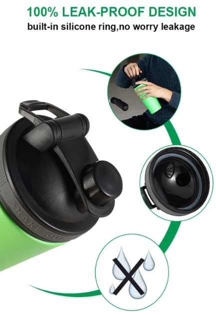 Leak Proof Stainless Steel Shaker Bottle With Protein Powder Mixer China