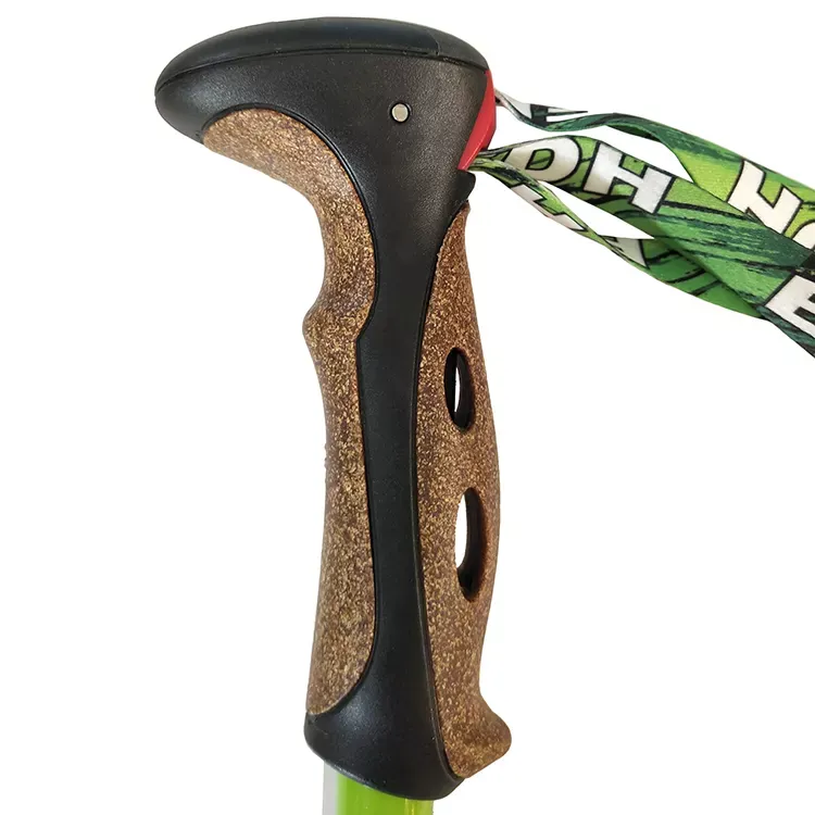 Handle of Shock Absorption Walking Stick Hiking Trekking Pole