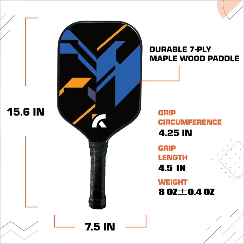 Durable USAPA Approved Carbon Fiber Advanced Pickleball Paddle