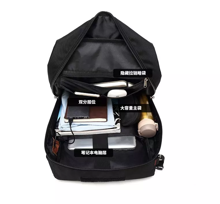 Polyester Durable Unisex Hiking Bags Camping Waterproof Backpack