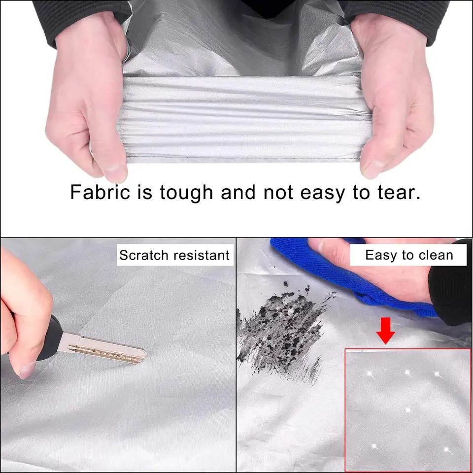 Outdoor 190T Polyester Car Cover UV Protection and Dustproof