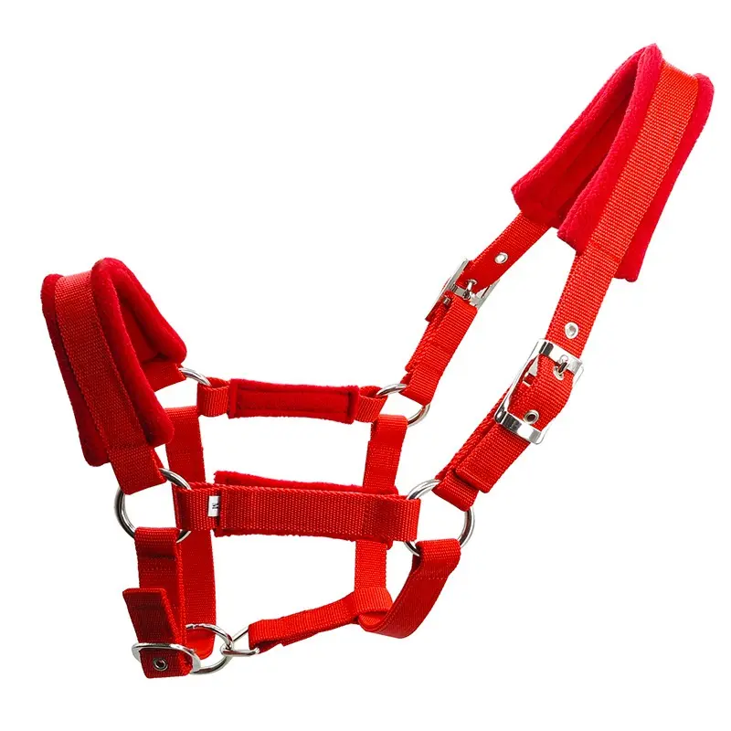 Equestrian Summer Horsing Halters Adjustable Chin and Throat Snap Halter