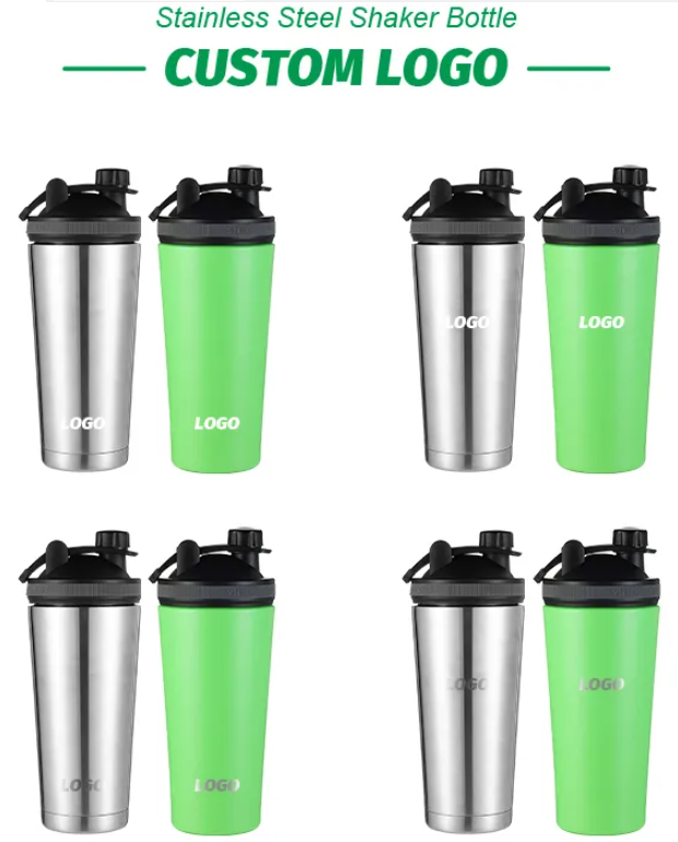 Gym Double Wall Water Bottle Stainless Steel Shaker Bottle China