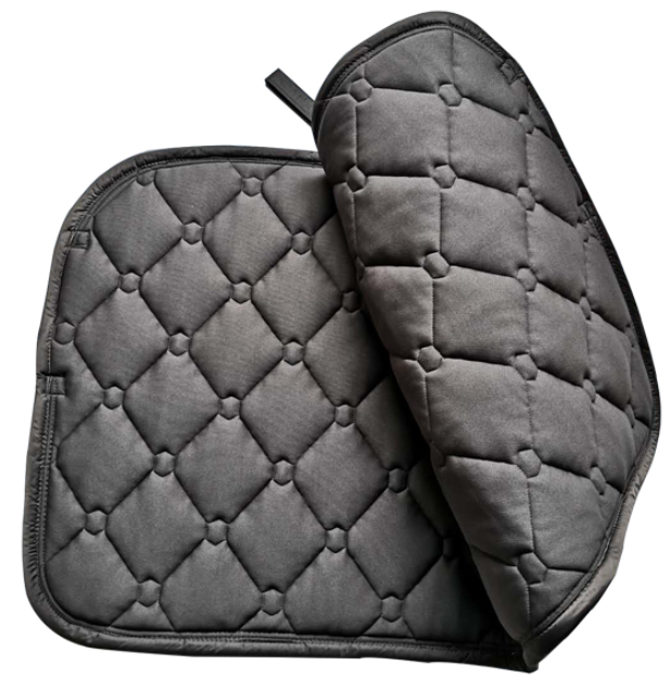 Equestrian Velvet Winter Saddle Pad with fur