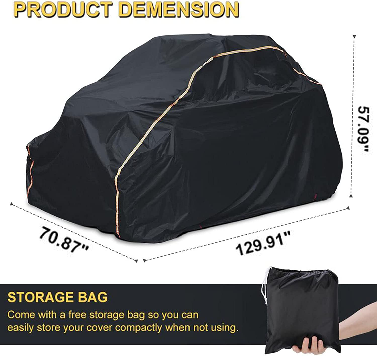 Outdoor Waterproof 210D Oxford UTV/ATV Cover China
