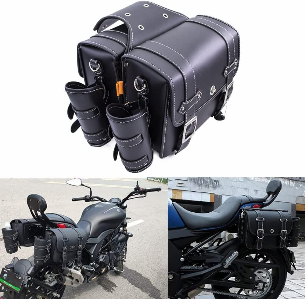 Pu Leather Motorcycle Saddle Bag for Travelling Storage China