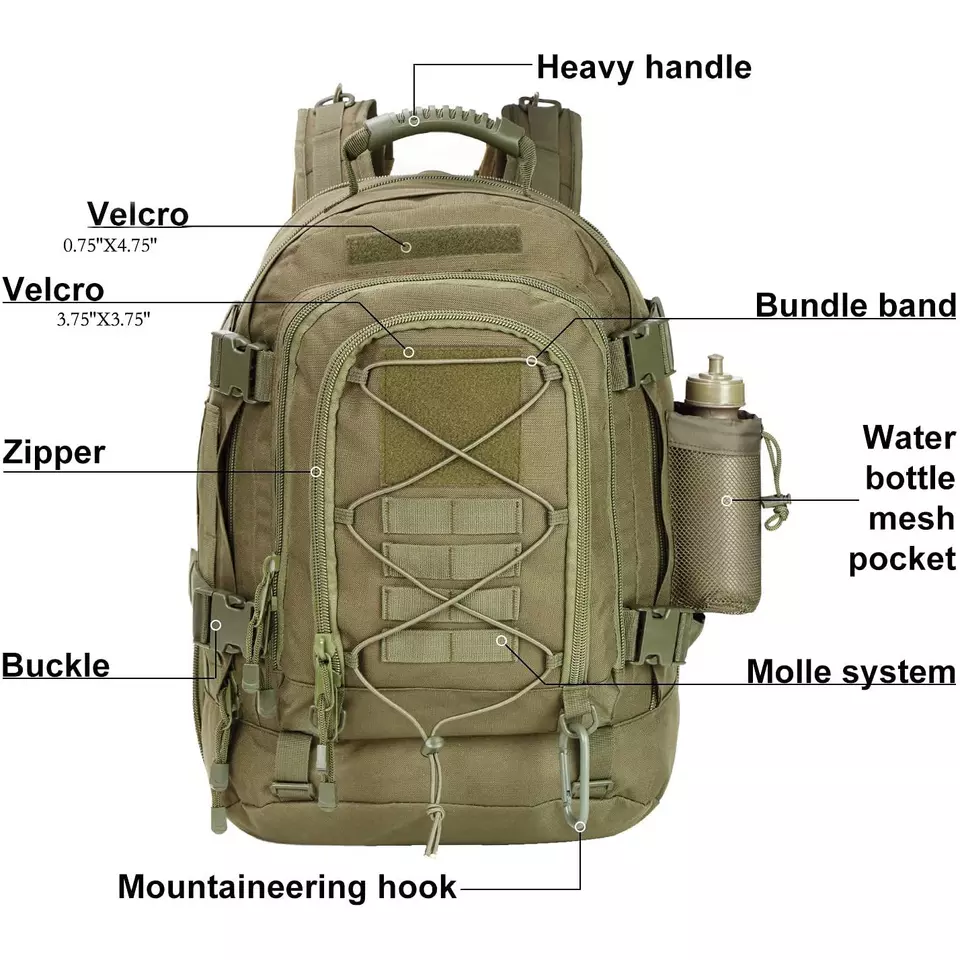 Hiking Multifunctional Trekking Expandable Backpack China