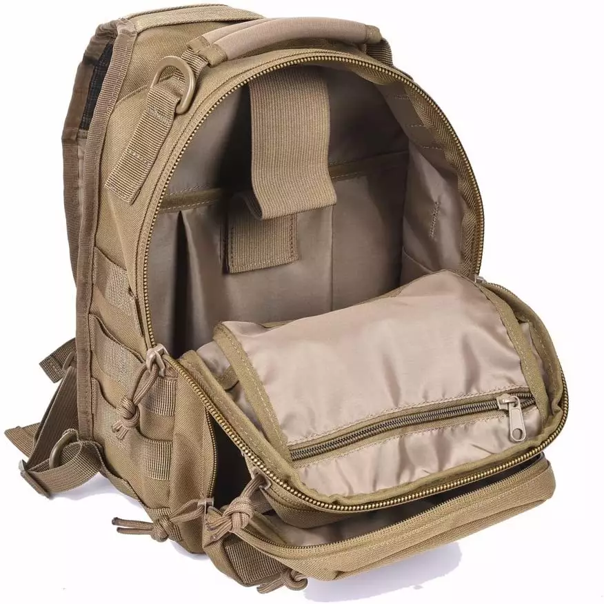 Waterproof Hiking Sling Shoulder Backpack Hiking Travel Dry Knapsack