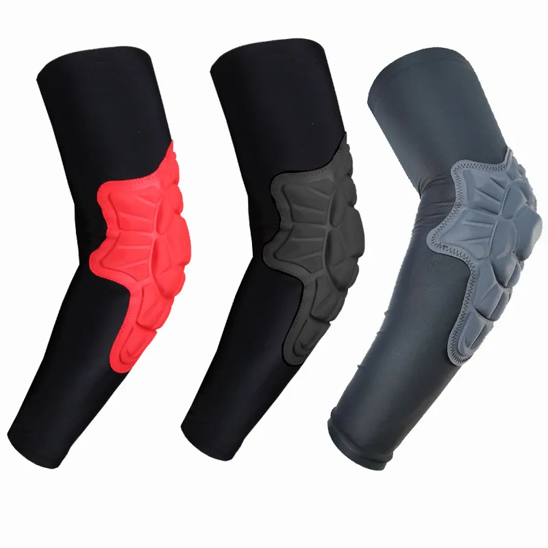 Armguards Sleeve Elastic Compression Padded for Sports