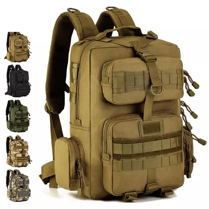 Military Tactical Backpack Polyester Oxford Knapsack Unisex Waterproof Bag