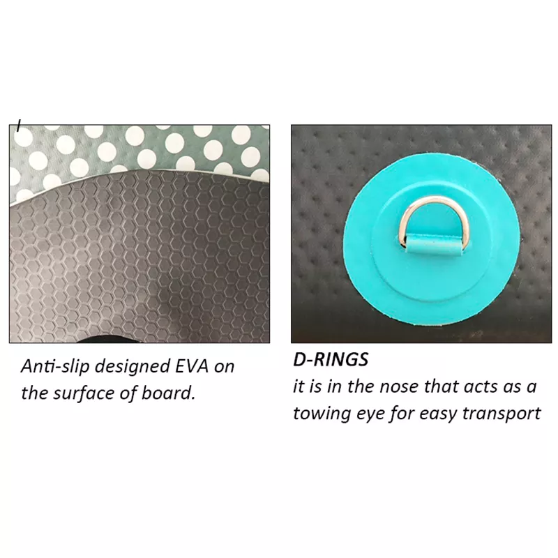 Inflatable High Hydrofoil Anti-slip EVA Surfboard Paddle Board
