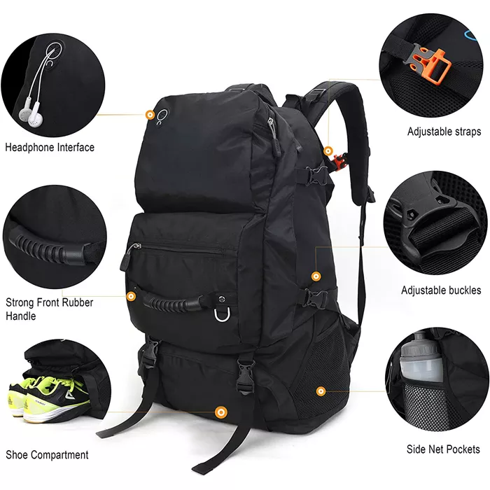 Trekking Travel Backpack Custom Fashionable Knapsack Waterproof Dry Bag
