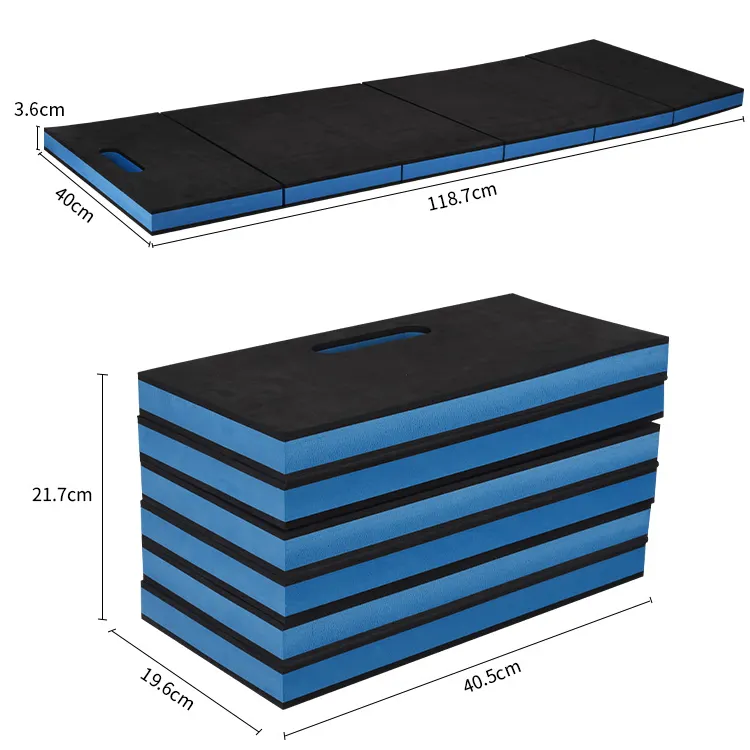 Pilate Eco-friendly EVA Foam 6mm Foldable Yoga Mat