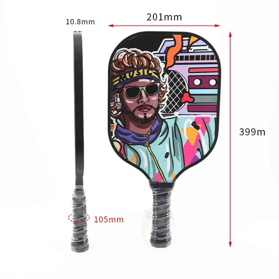 Professional Sport Lightweight and Unisex Carbon Fiber Pickleball Paddle