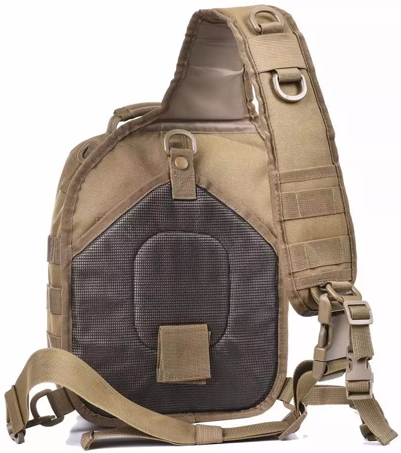 Hiking Sling Shoulder Backpack Hiking Travel Dry Waterproof Knapsack