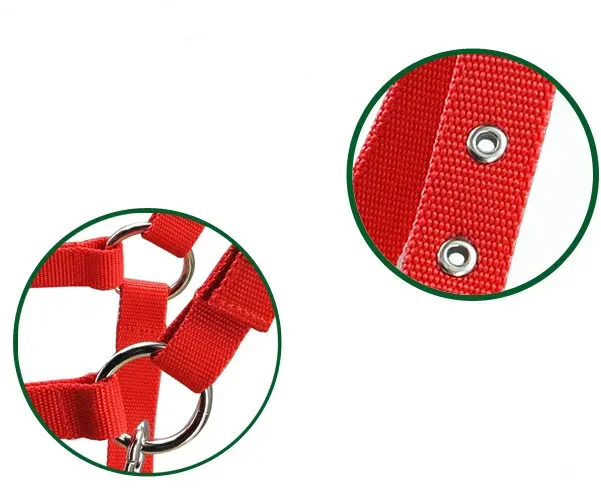 Equestrian Summer Adjustable Chin and Throat Snap Halter