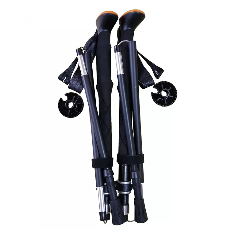 Ultralight Trekking Pole Foldable Walking Stick Collasiple Travel Cane