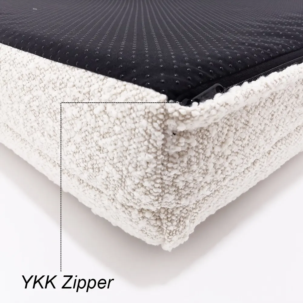 YKK Zipper of Sleeping Memory Foam Dog Bed