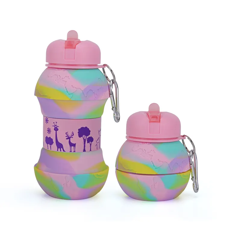 Straw Silicone Gym Sports Water Bottle China