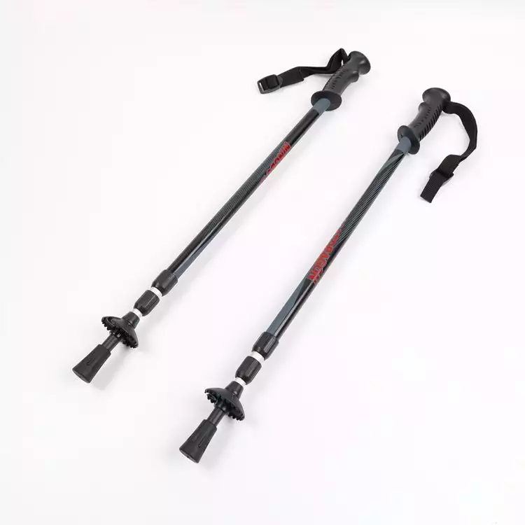 Telescopic Trekking Pole Shockproof Non Slip Hiking Walking Stick