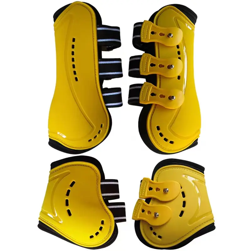 China yellow horse wrap equestrian leg splint leg protection boot