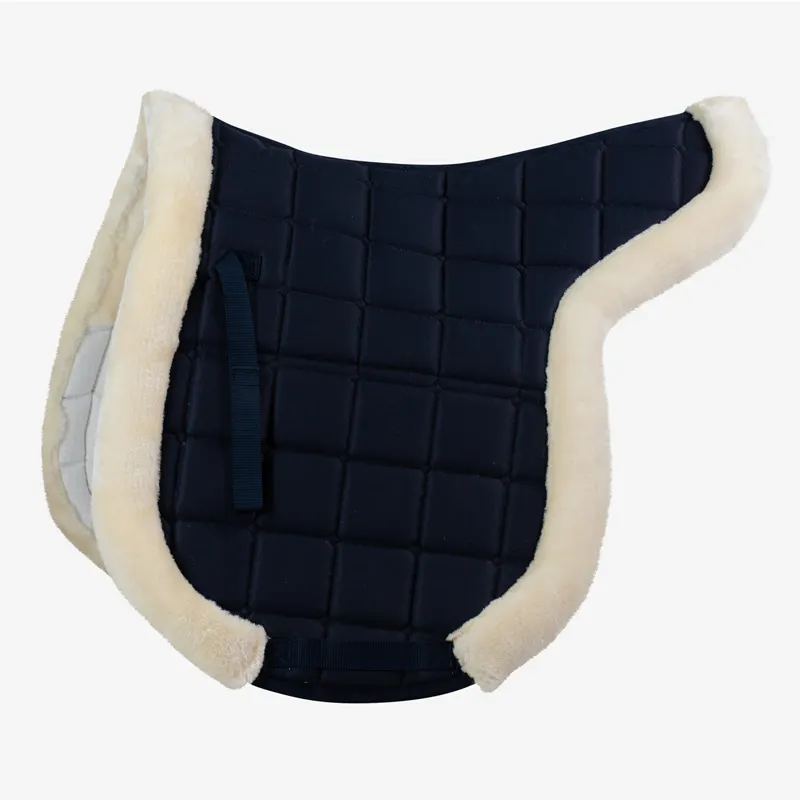 Horse Riding Equipment Horse Winter Pad With Fur Equestrian Saddle Pad