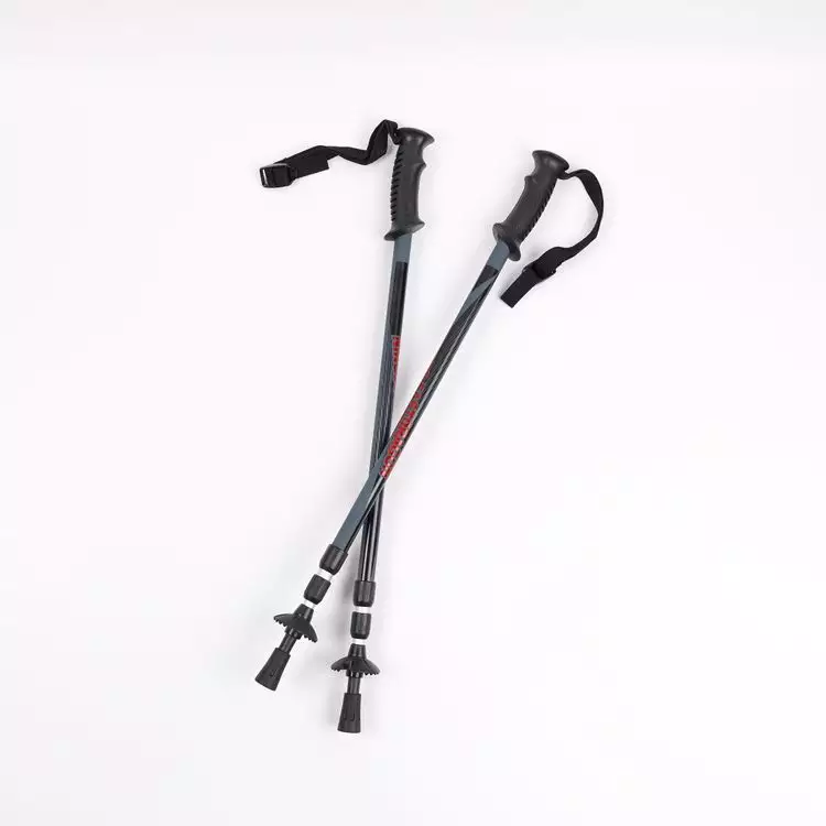 Telescopic Trekking Pole Shockproof Non Slip Walking Stick Outdoor Hiking