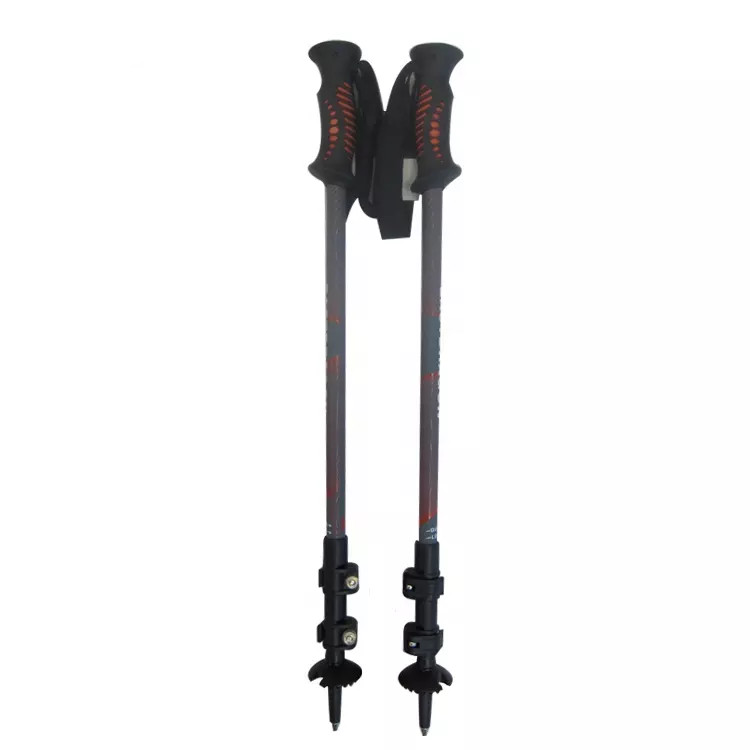 Foldable Trekking Pole Nordic Walking Stick Telescopic Hiking Pole
