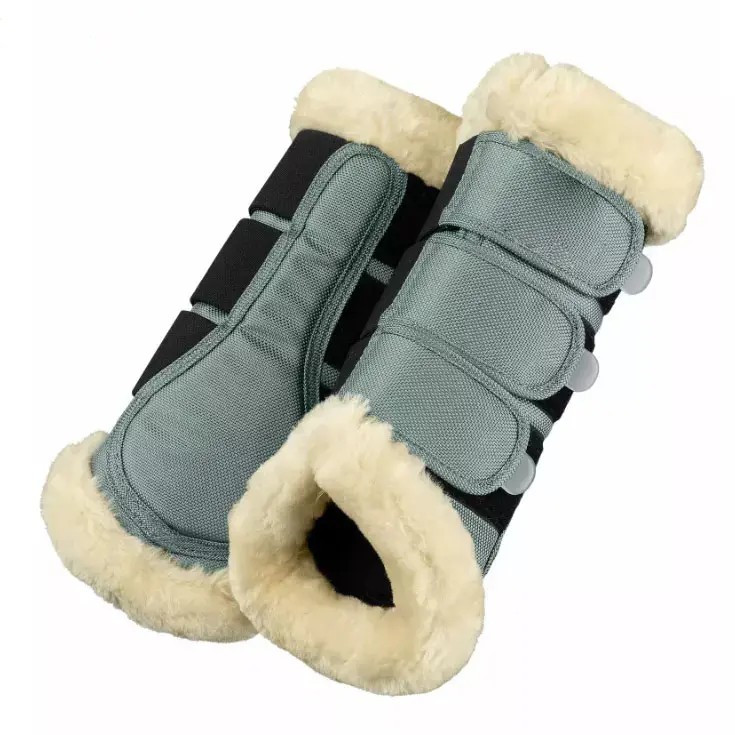 Horse Boots with Sheep Fur