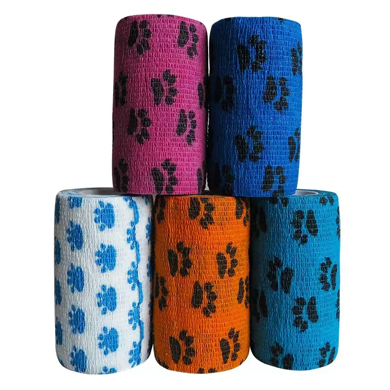 elastic equestrian self-adhesive soft bandage wrap for ankle sprain