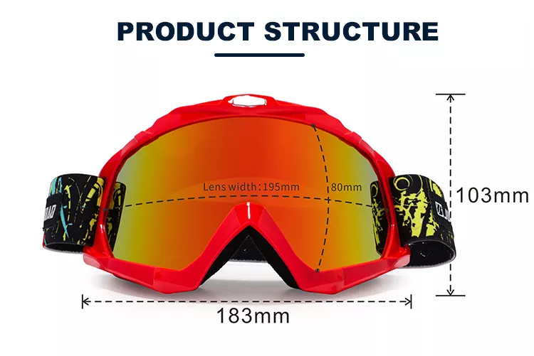 Motocross Goggles Cycling Anti Dust Protective Goggles
