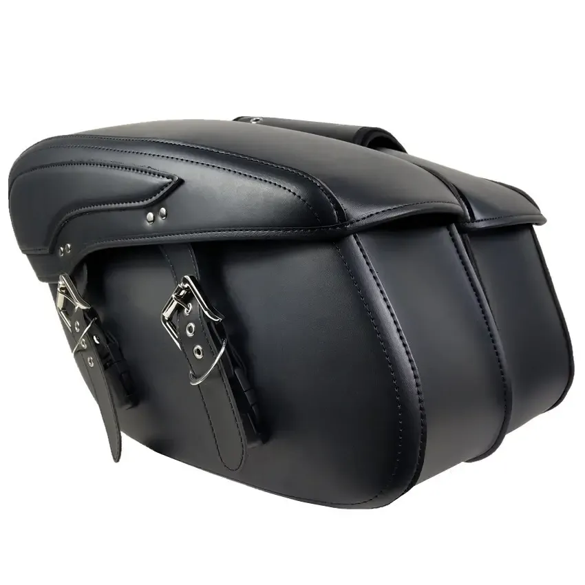 Heavy-Duty Waterproof PVC Synthetic Leather Motorcycle Saddlebag China