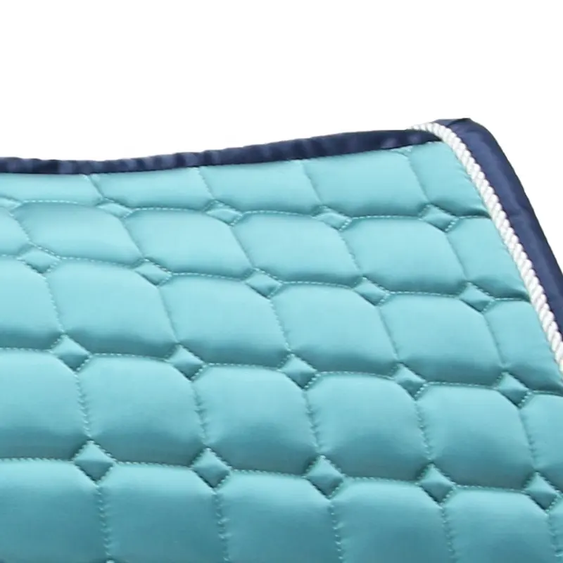 China horse riding equestrian saddle pad quilted pattern pad