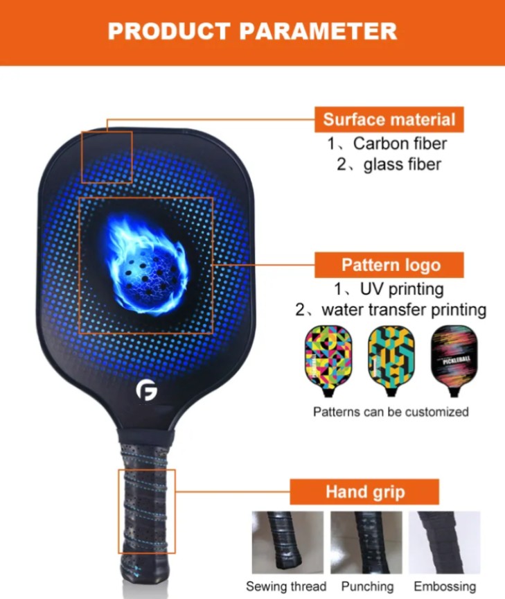 Lightweight Pickleball Paddle Customized Pickleball Gear