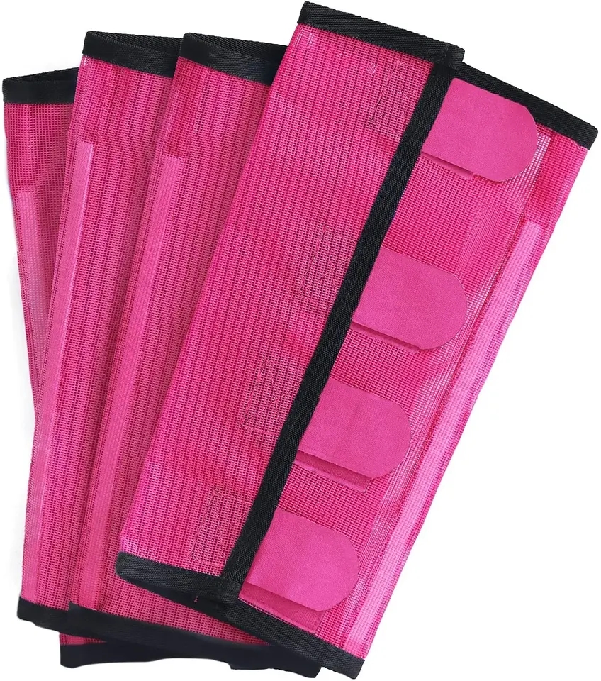 equestrian leg splint leg protection horse fly boot mesh wrap