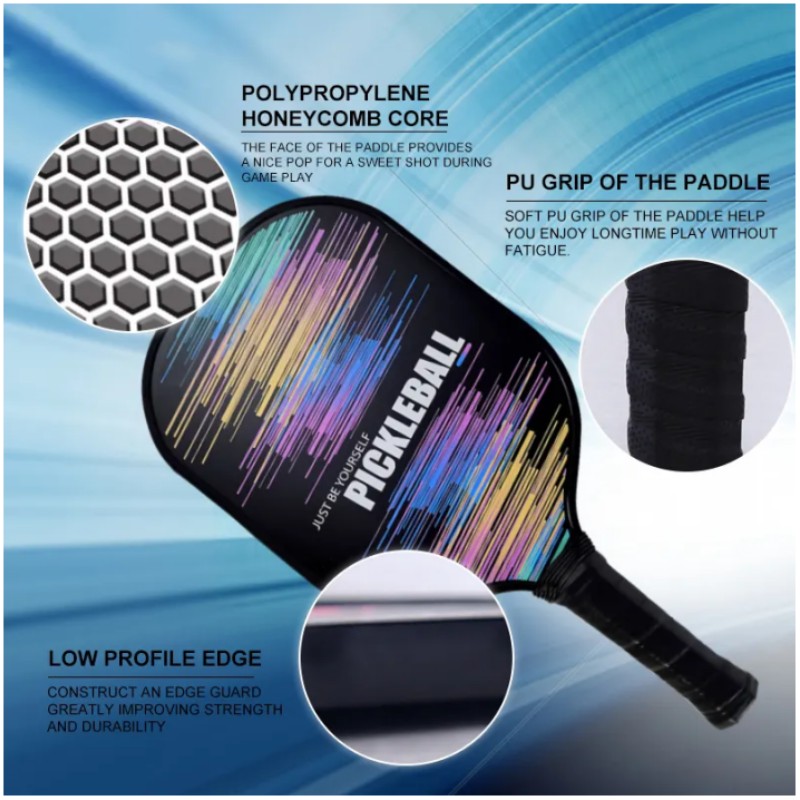 Carbon Fiber Pickleball Racket Customized Pickleball Racket Professional and Top Paddle