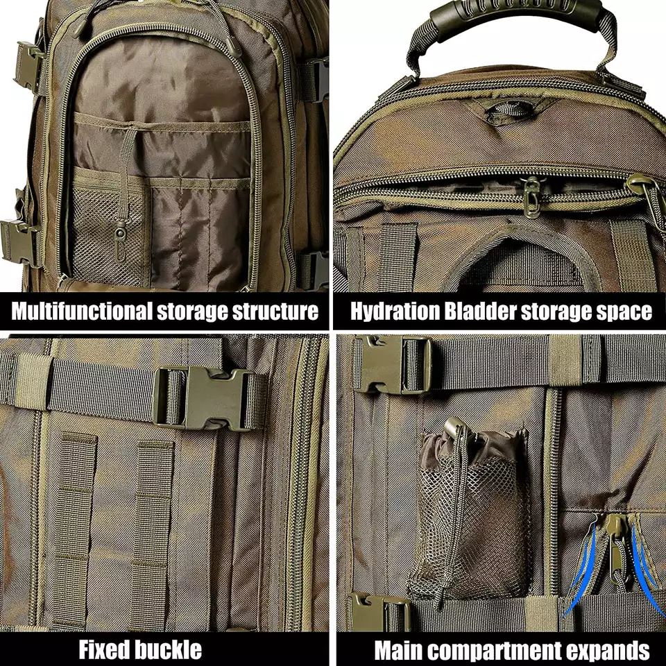 Hiking Storage Multifunctional Trekking Bag Expandable Backpack