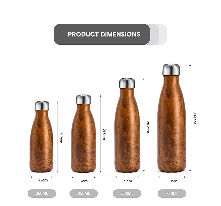 Hot Selling Double Walled Bottle Cola Shape Thermos China