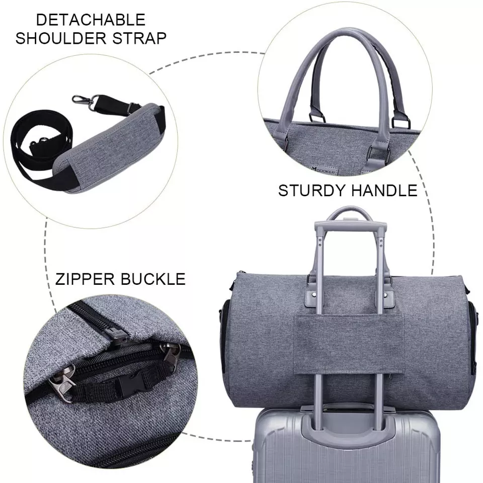 Convertible Travel Large Capacity 45L Detachable Hiking Unisex Tote Bag