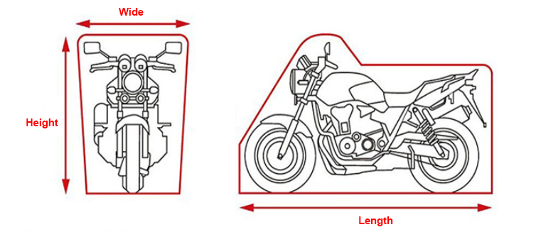 Spandex Stretch Motorcycle Cover
