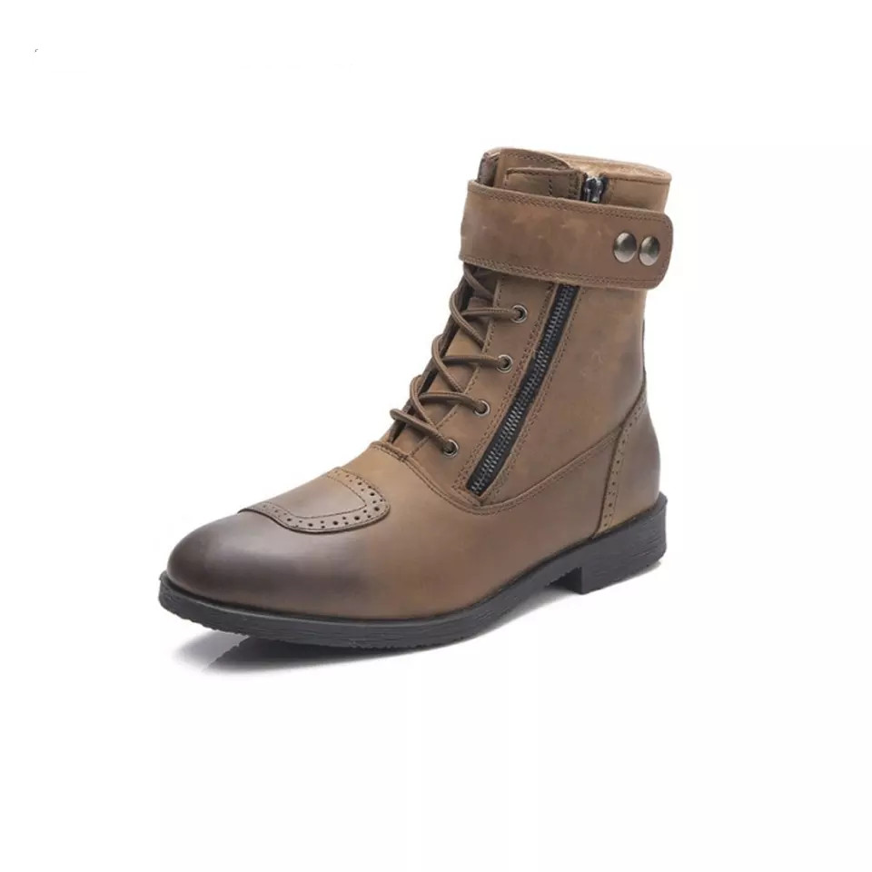 2023 Leather Racing Motorcycle Boots PPE(EU) Passed Shoes